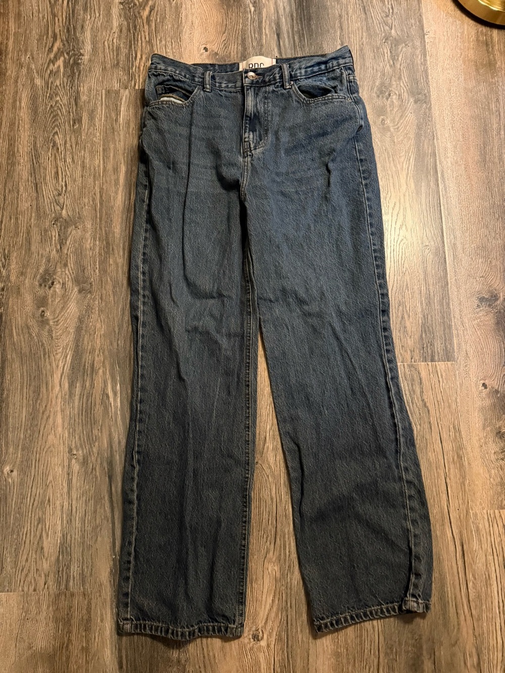 BDG Urban Outfitters Men's Distressed Black Skate Fit Jeans 30x32